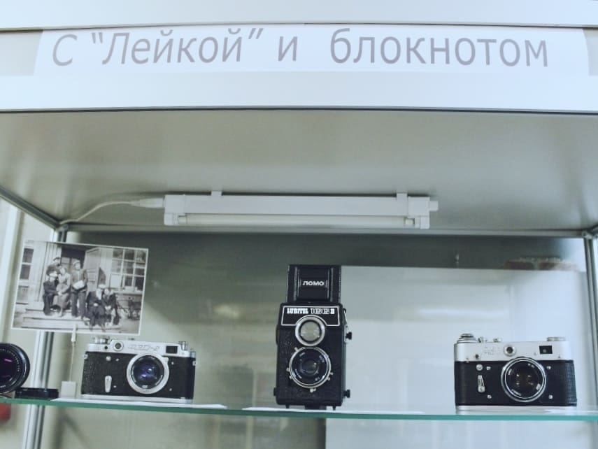 В Селятино открылась выставка фото- и кинотехники «С «Лейкой» и блокнотом»