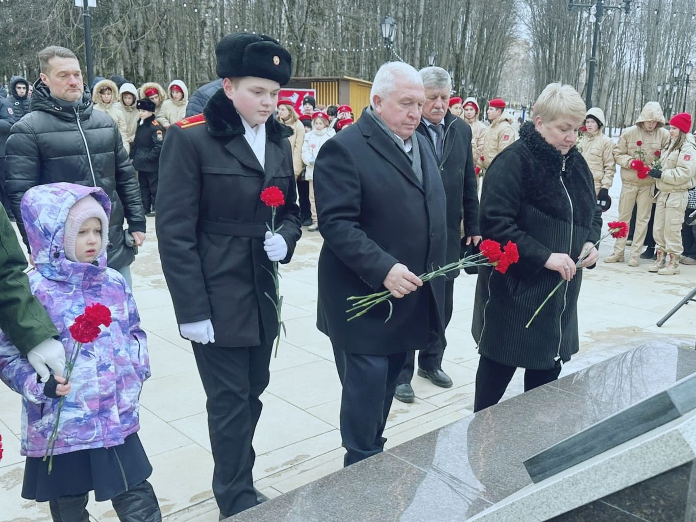 Митинг в Наро-Фоминске ко Дню освобождения Подмосковья от фашизма
