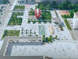 Реконструкция Молодежной площади в Наро-Фоминске к 100-летию города