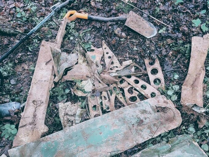 Находка в лесу Наро-Фоминска: поисковики обнаружили фрагменты самолета времён ВОВ