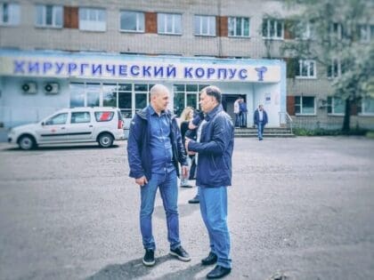 Ремонт хирургического корпуса Наро-Фоминской больницы. Сидоренко