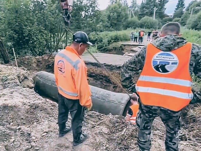 Алексино и Лукьяново: как восстанавливают мосты после ливня в Наро-Фоминске