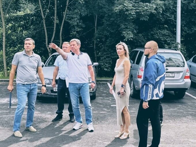 Дворы преображаются: в Наро-Фоминске меняют улицу Шибанкова