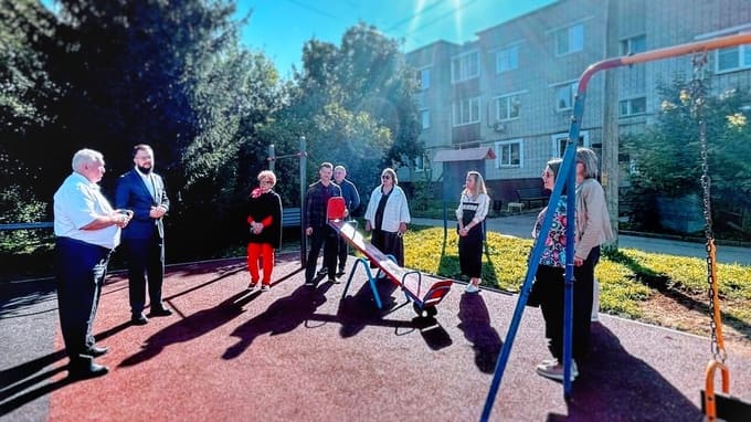 Нестандартный ход: детскую площадку в Наро-Фоминске обновили за счёт местного бизнеса