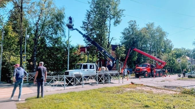 Как в Наро-Фоминске меняют уличное освещение. И где уже стало светлее