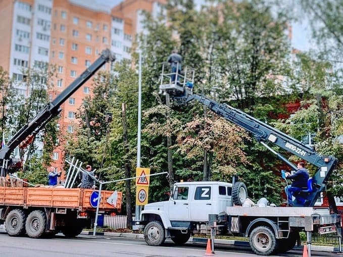 Ярче, выше, современнее: в Наро-Фоминске меняют уличное освещение