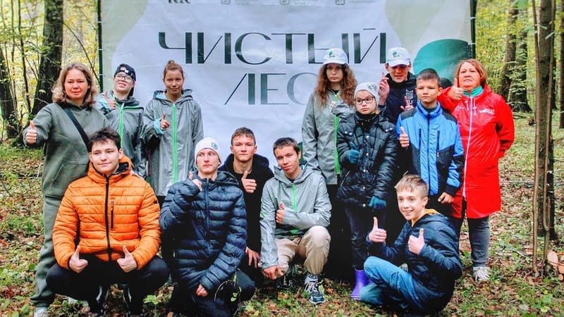 123 человека за день превратили 2,5 гектара леса в чистое пространство