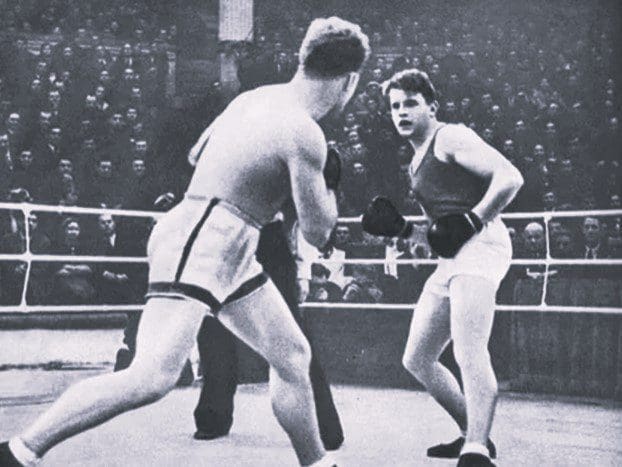 Чемпион СССР по боксу Николай Штейн. Его бой закончился под Наро-Фоминском