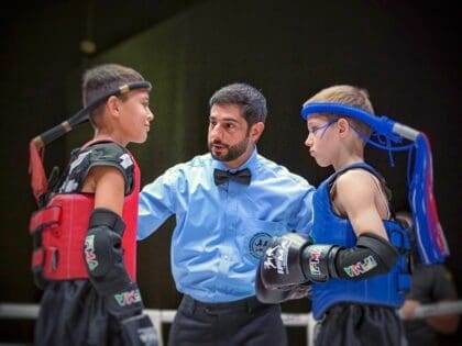 Макар Рябов на первенстве мира по тайскому боксу в Абу-Даби