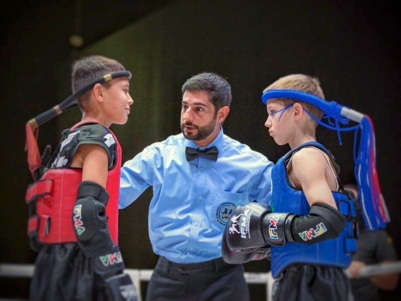 Макар Рябов на первенстве мира по тайскому боксу в Абу-Даби