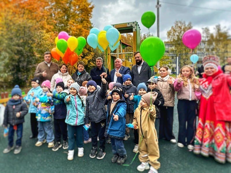 В Наро-Фоминске открыли детскую площадку, которую просили всем двором