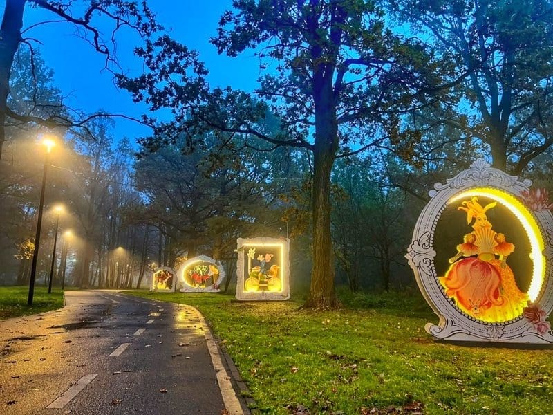 Арт-объекты «Тараканище» в парке Дубки Калининец. Фото: Администрация Наро-Фоминского округа