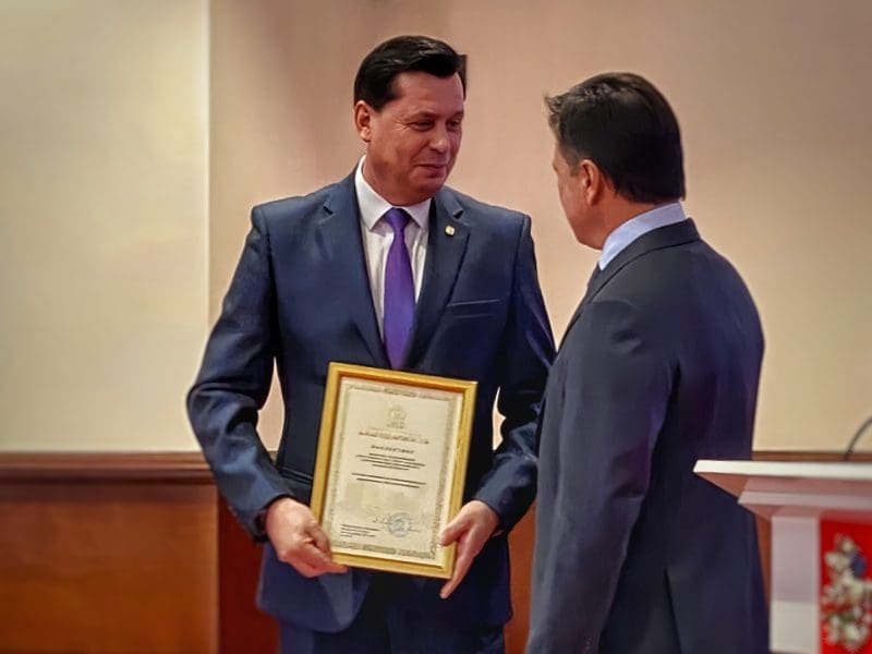 Губернатор Подмосковья наградил совхоз «Головково» за развитие АПК