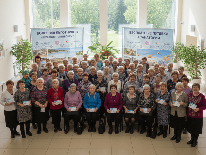 Бесплатные путёвки для льготников Наро-Фоминска в санатории