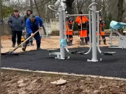 Спортплощадка в Калининце